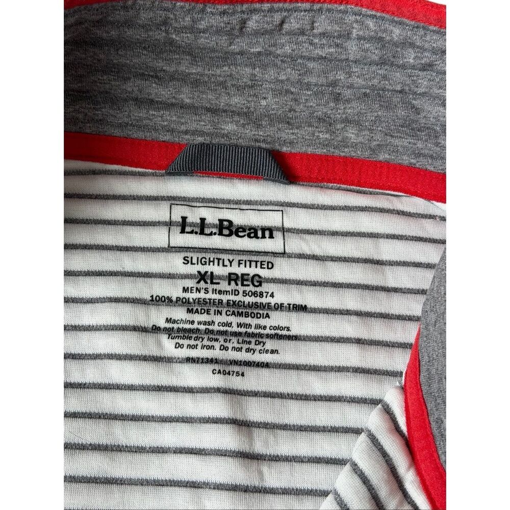 Ll Bean Allright Pullover Slightly Fitted Gray Si… - image 4